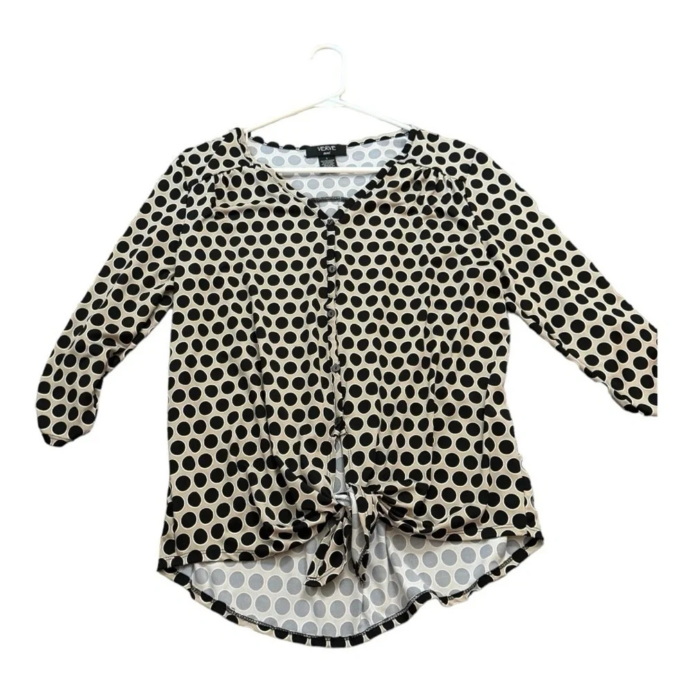 Verve Ami Polka Dot Blouse - Picture 3 of 8